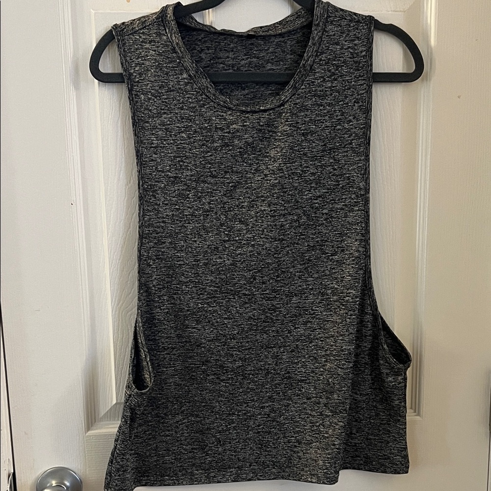Sleeveless Gray Women's Muscle Tank